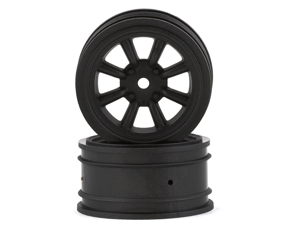 Kyosho Fazer 8-Spoke Watanabe Wheel (Black Metallic) (2) w/12mm Hex