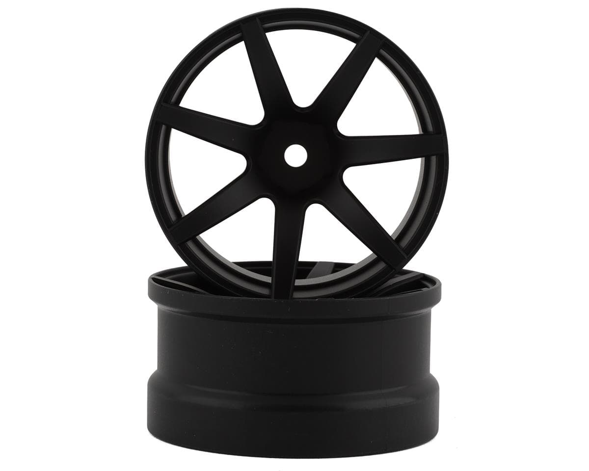 Reve D JD7 Drift Wheel (Black) (2) (6mm Offset) w/12mm Hex