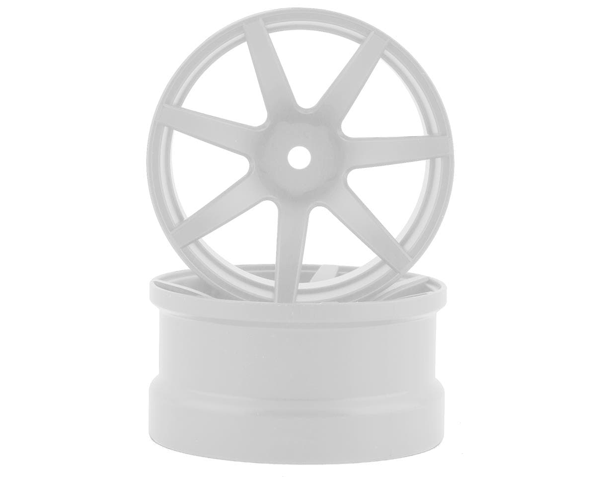 Reve D JD7 Drift Wheel (White) (2) (6mm Offset) w/12mm Hex
