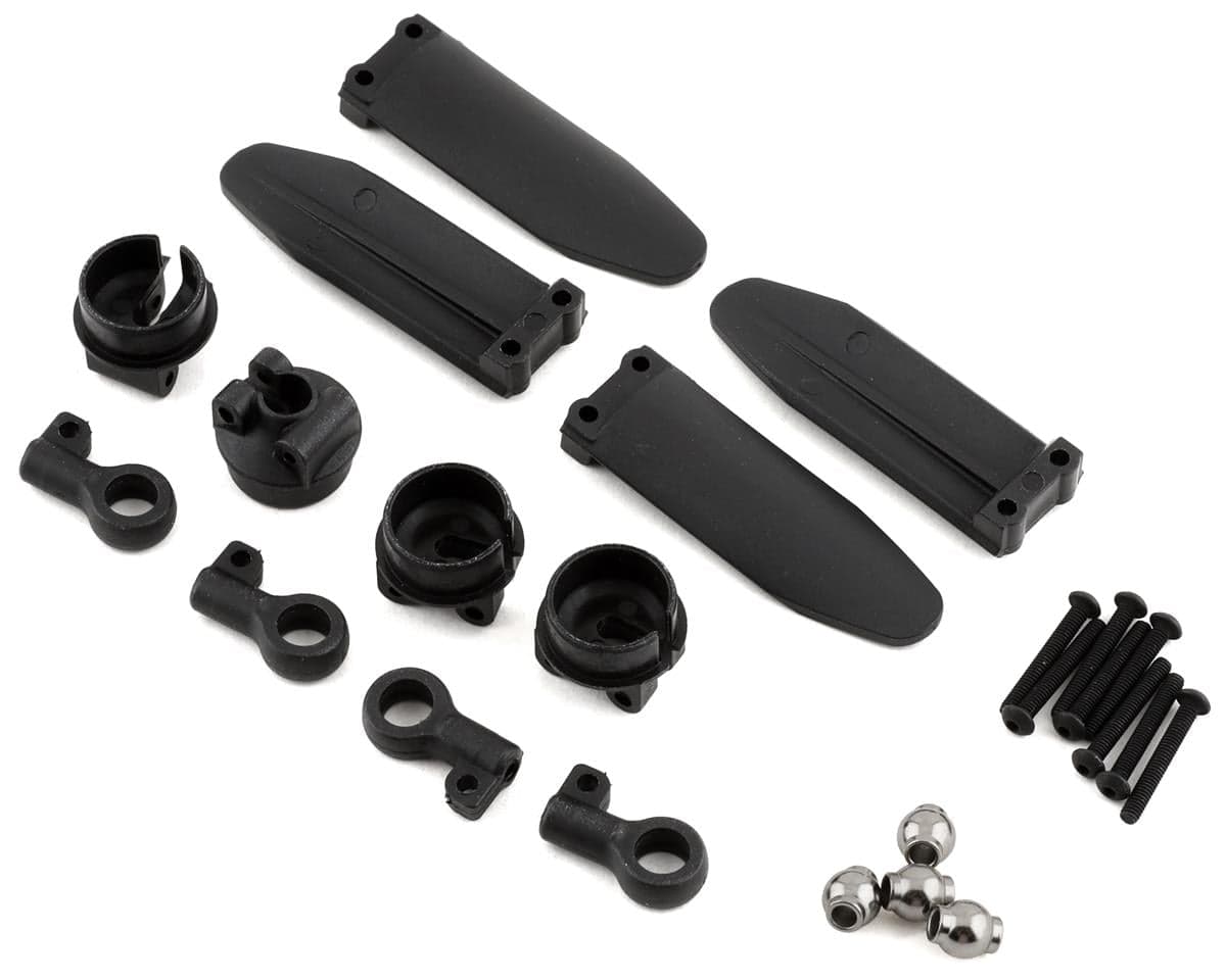 Losi LMT Mega Shock Rod End & Guards (4)
