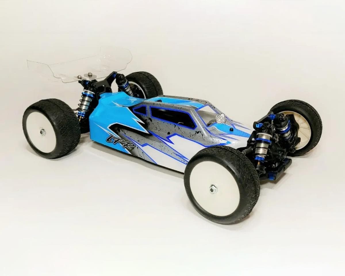 Leadfinger Racing Team Associated B74 A2 1/10 4WD Buggy Body w/Tactic Wings (Clear)