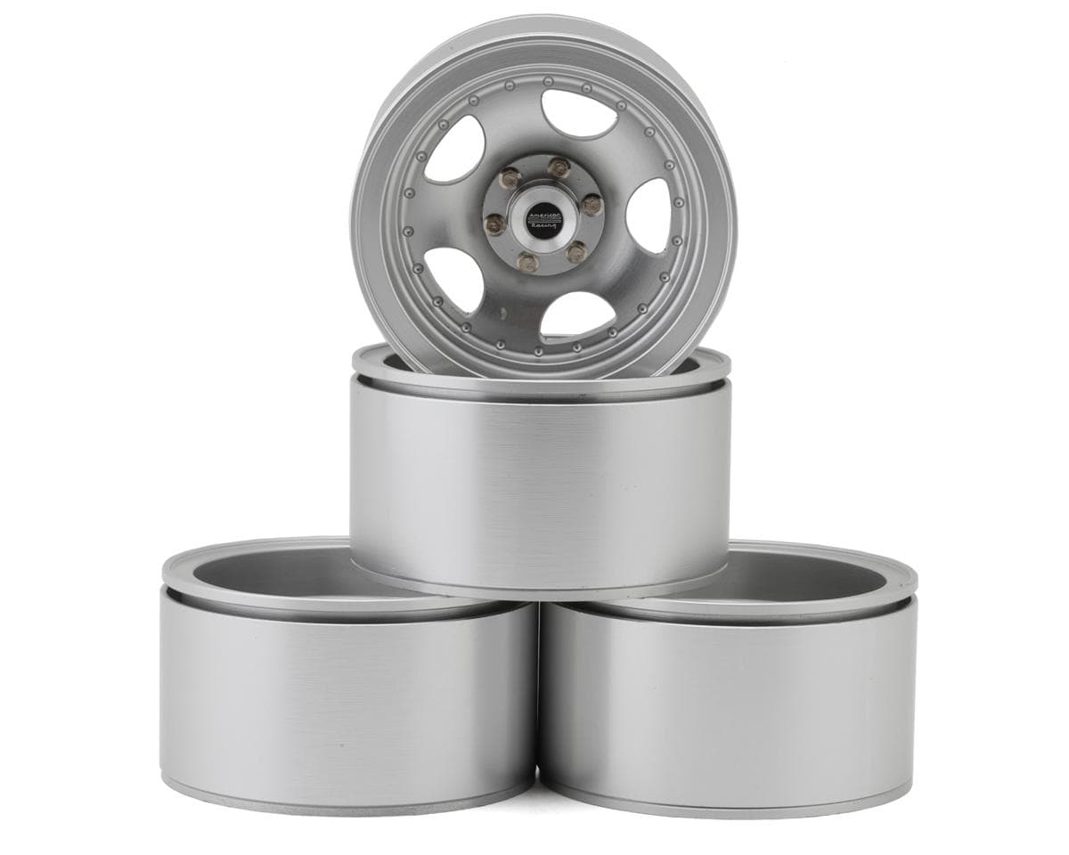 RC4WD American Racing AR23 2.2" Beadlock Wheels (Silver) (4)