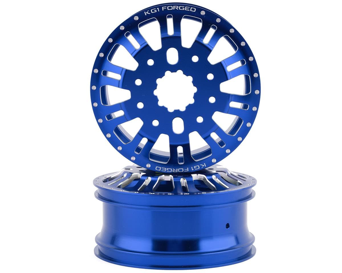 CEN KG1 KD004 DUEL Rear Dually Aluminum Wheel (Blue) (2)