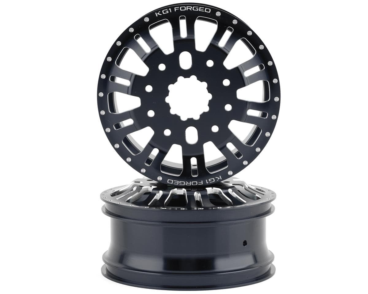 CEN KG1 KD004 DUEL Rear Dually Aluminum Wheel (Gun Metal) (2)