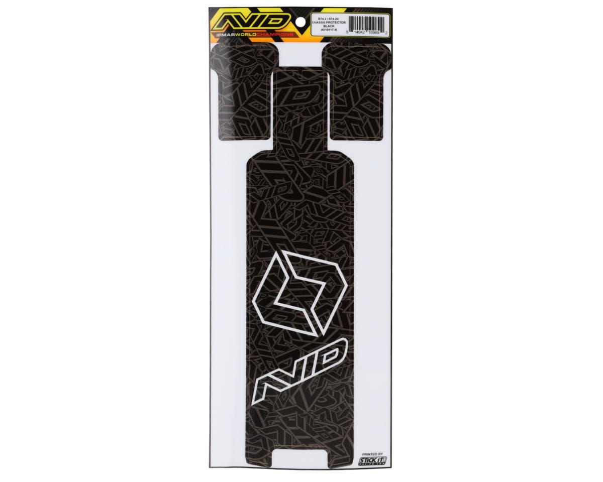 Avid RC Associated B74.2/B74.2D Chassis Protector (Black)