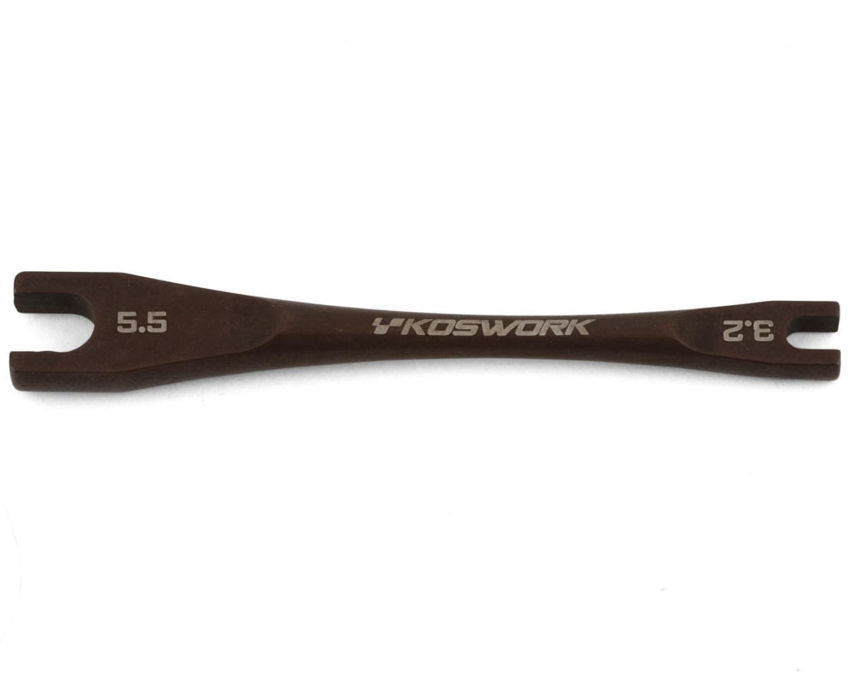 Koswork Steel Turnbuckle Wrench (3.2mm & 5.5mm) (Team Associated & 3mm Nut)