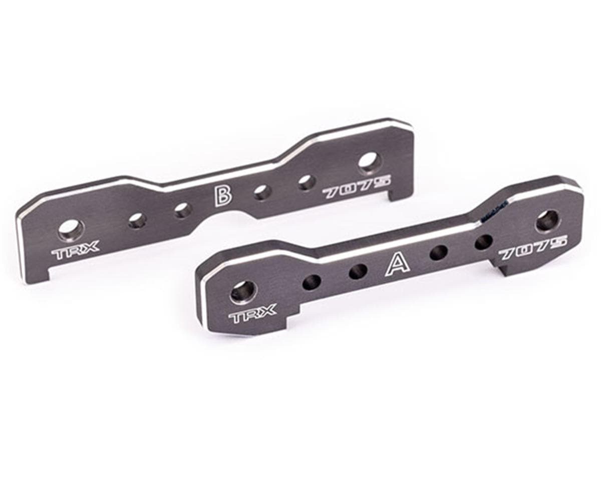 Traxxas Sledge® Aluminum Front Tie Bars (Dark Titanium) (2)