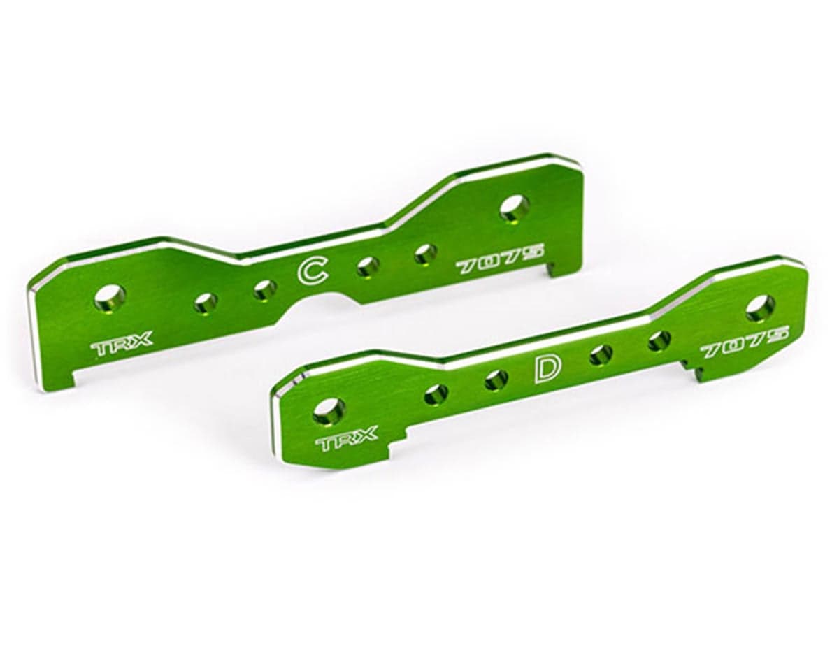 Traxxas Sledge® Aluminum Rear Tie Bars (Green) (2)