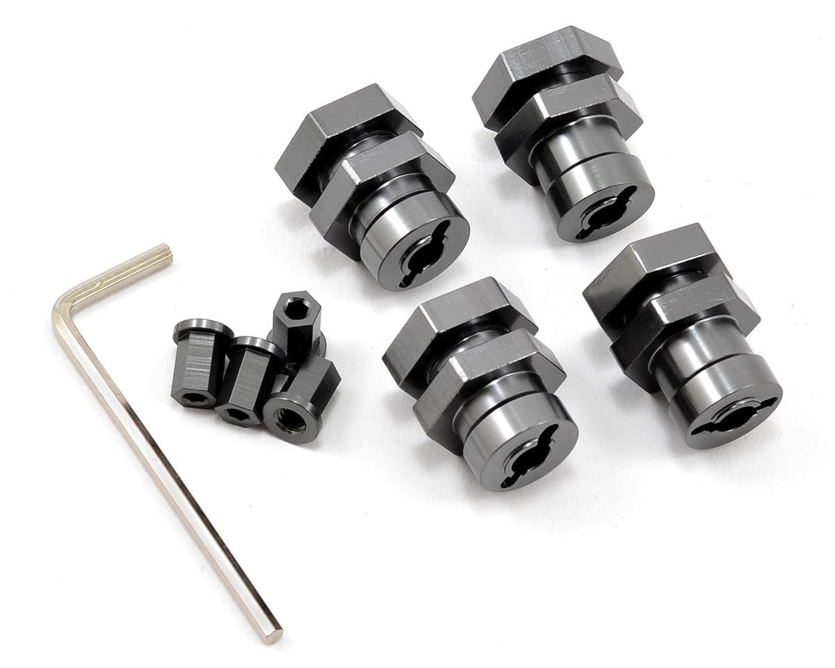 ST Racing Concepts 17mm Hex Hub Conversion Kit for Traxxas Slash/Stampede/Bandit (Gun Metal)