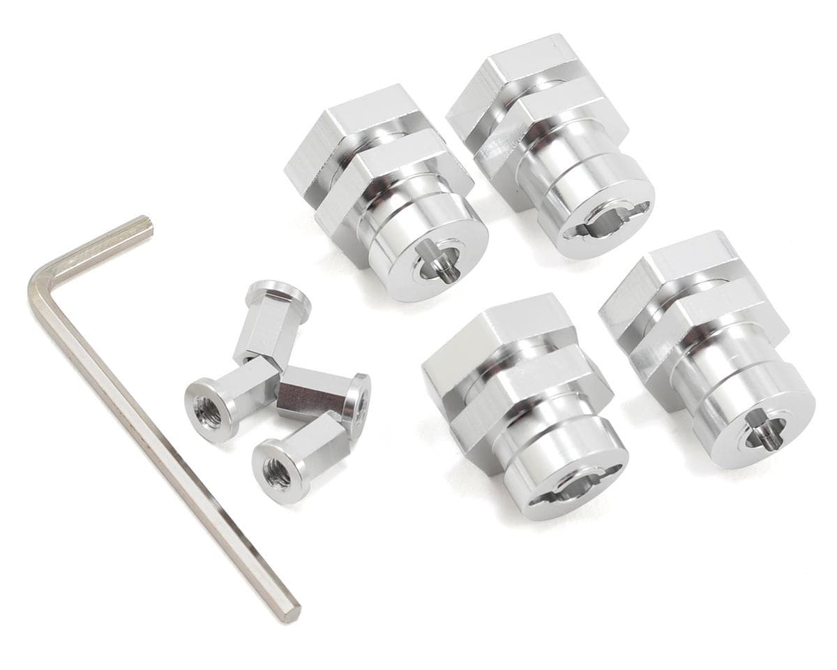 ST Racing Concepts 17mm Hex Hub Conversion Kit for Traxxas Slash/Stampede/Bandit (Silver)