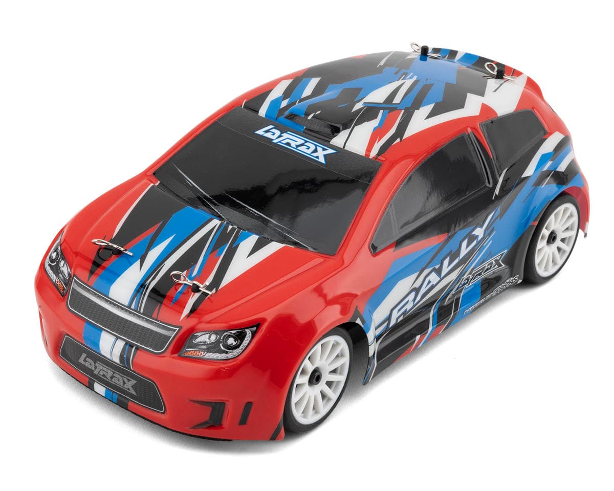 Traxxas 1/18 Latrax Rally RTR 4WD Electric Rally Car (Red/Blue) w/2.4GHz Radio, Battery & AC Charger