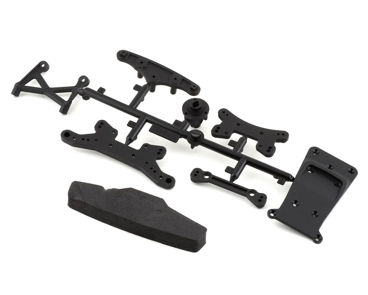 Team Associated Reflex 14R Shock Towers, Bumper & Skid Plate Set