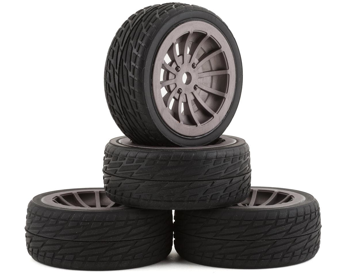 Team Associated Apex2 Sport Datsun 240Z Pre-Mounted Wheels & Tires (4)