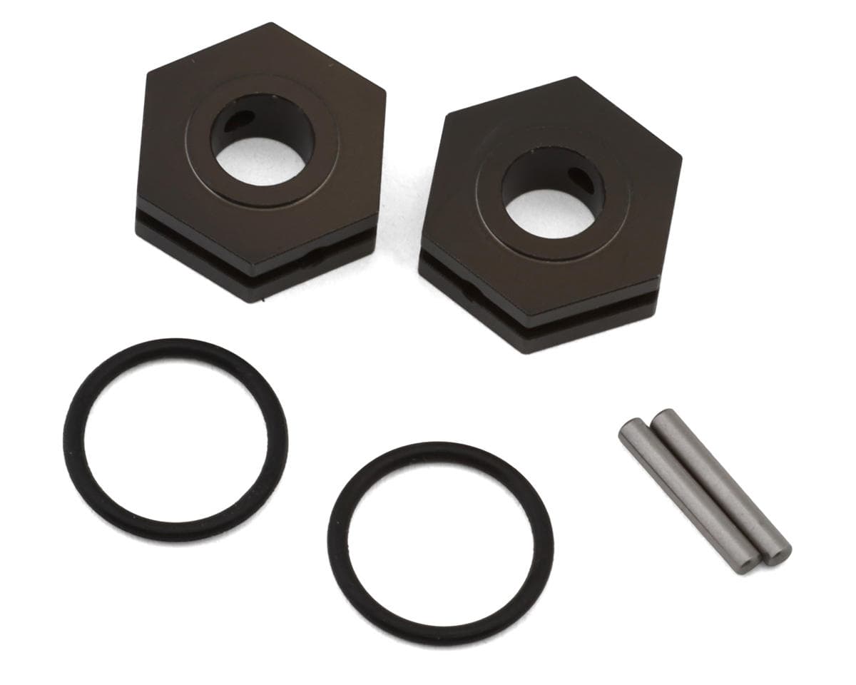 Schumacher CAT 4.5mm Alloy Aluminum Narrow Wheel Hex Adapters (-1.5mm) (2) (LD3/L1R/PB)