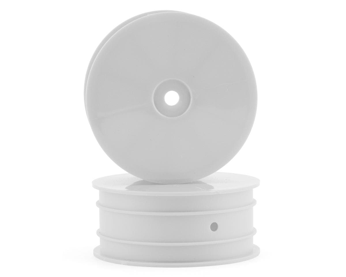 Team Associated 12mm Hex 2.2 4WD Front +1.5mm Buggy Wheels (2) (B74) (White)