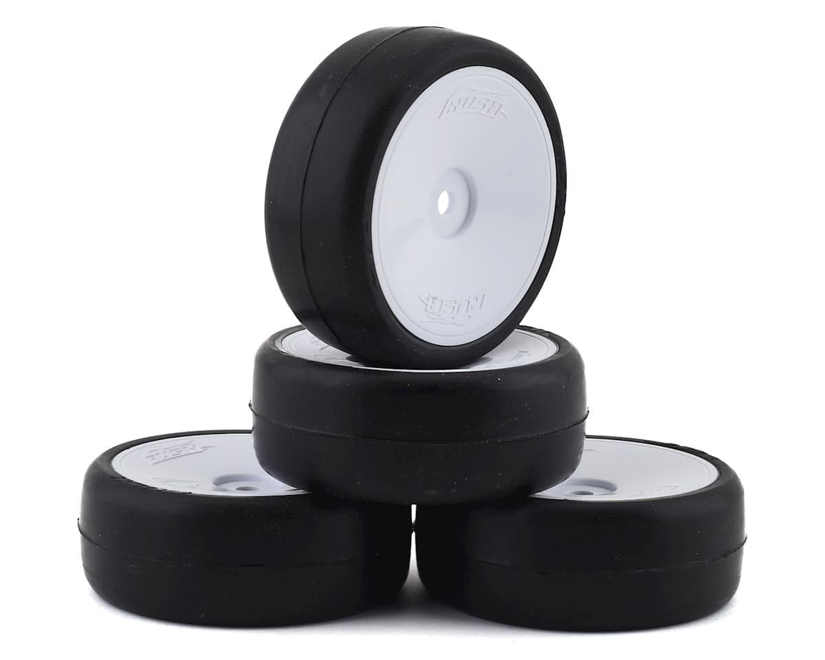Rush Pre-Glued Touring Car Tires (4) (32 Shore)