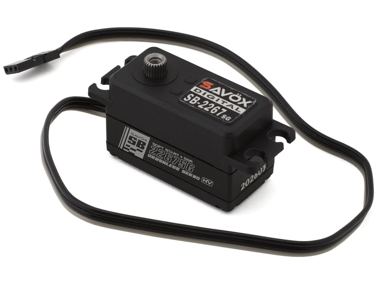 Savox SB-2267SGP "Monster Torque" Low Profile Brushless Digital Steel Gear Servo (High Voltage)