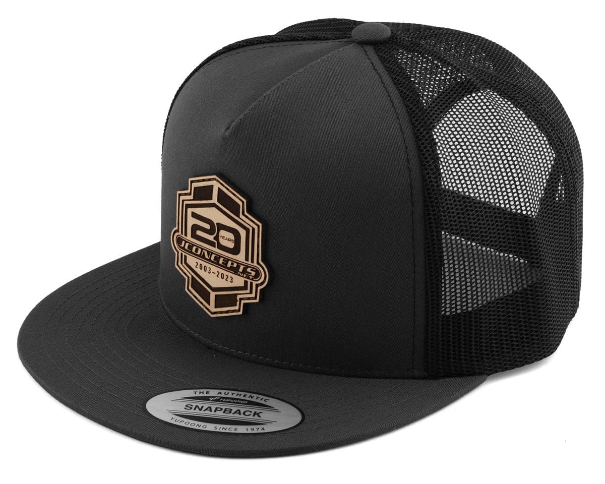 JConcepts "20th Anniversary" 2023 Snapback Flatbill Hat (Grey) (One Size Fits Most)
