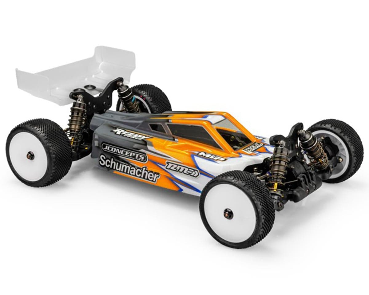 JConcepts Schumacher Cat L1R "S2" 1/10 Buggy Body w/Carpet Wing (Clear) (Lighweight)