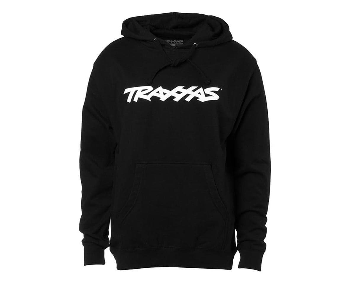 Traxxas Pullover Hoodie Sweatshirt (Black) (2XL)
