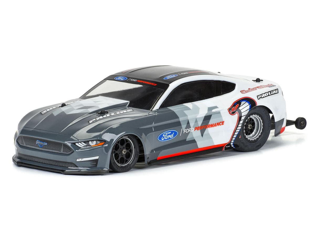 Pro-Line Losi Mini 1/16 Ford Mustang Cobra Jet 1400 No-Prep Drag Body (Clear)