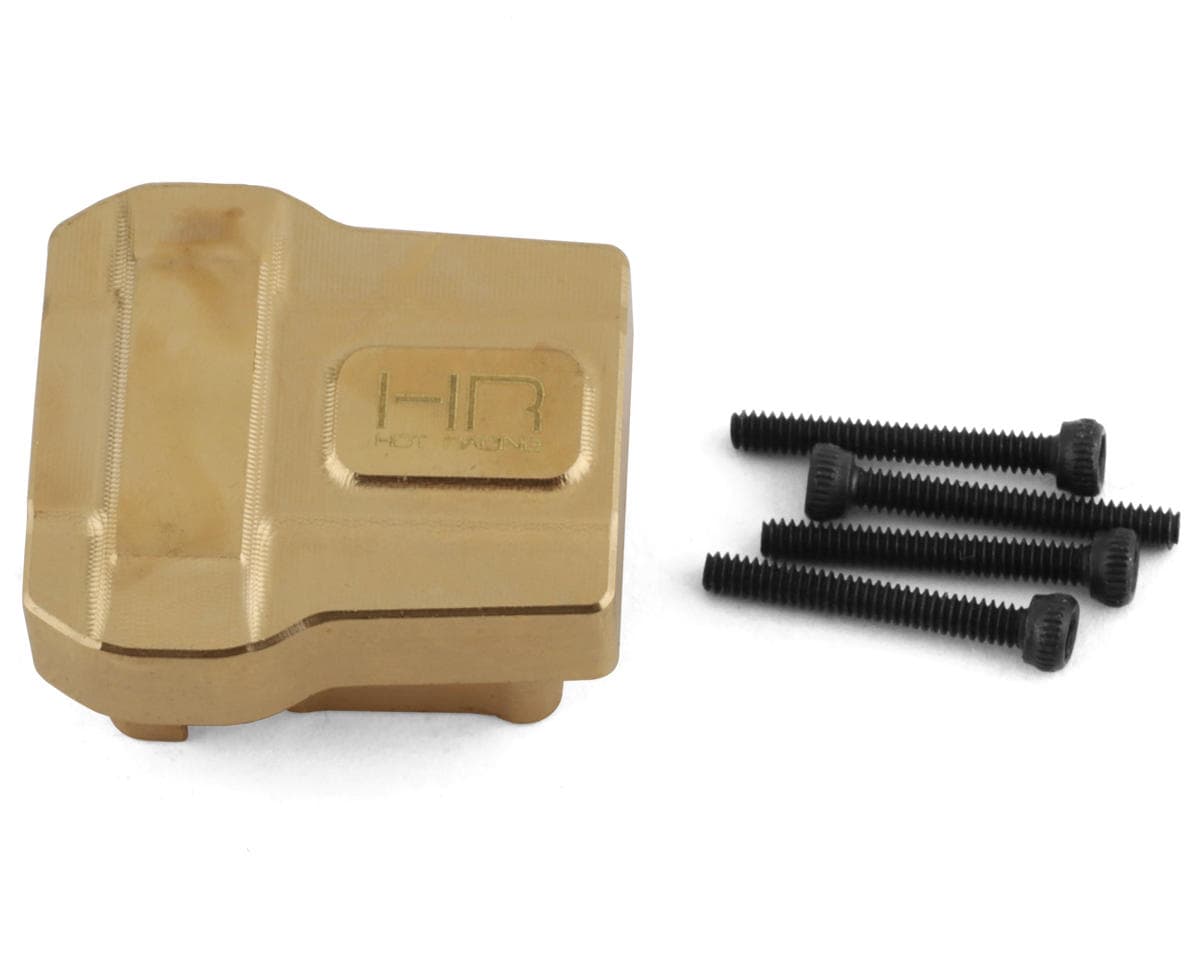 Hot Racing Brass Differential Cover for Traxxas TRX-4M (Gold) (20g)