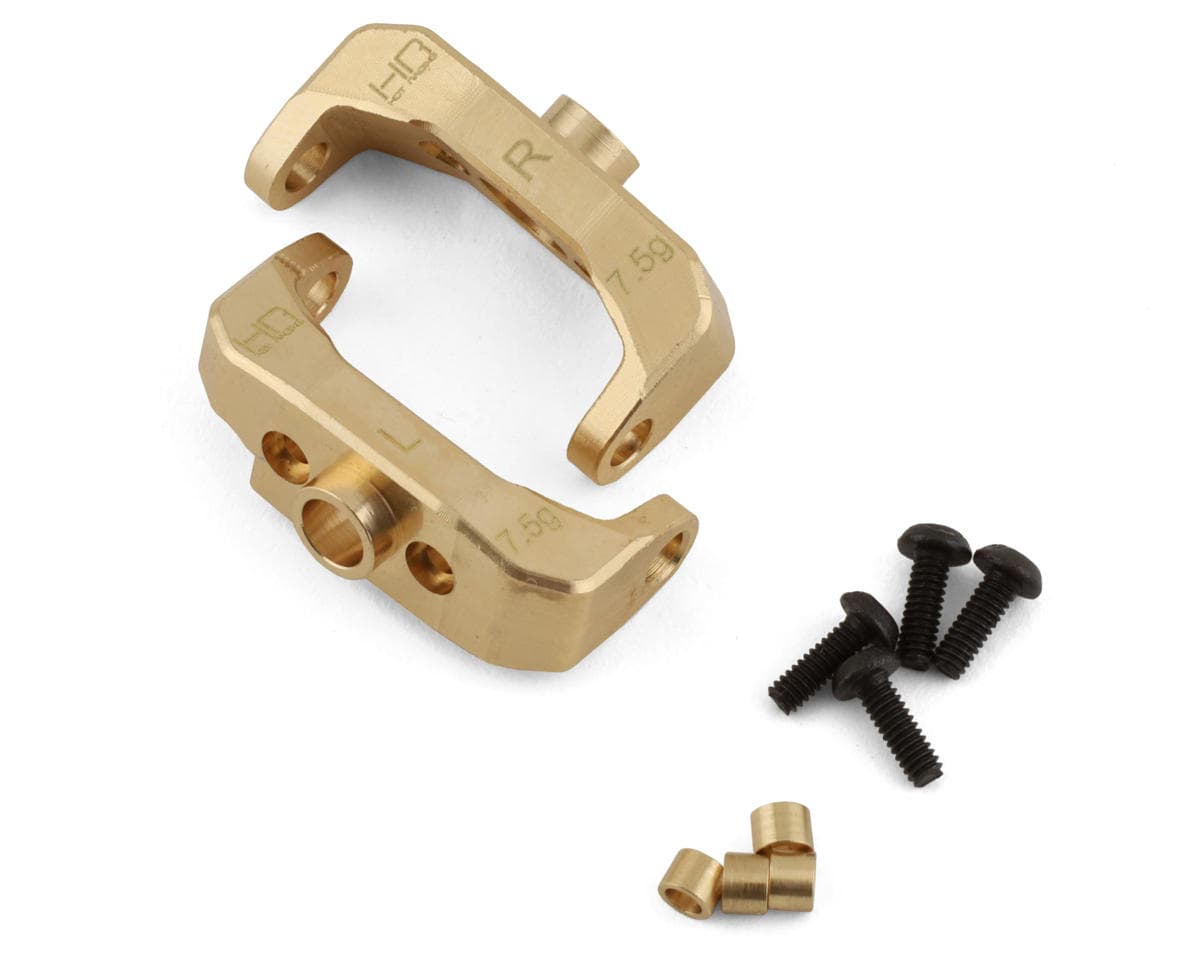 Hot Racing Brass C-Hubs for Traxxas TRX-4M (2) (7.5g)