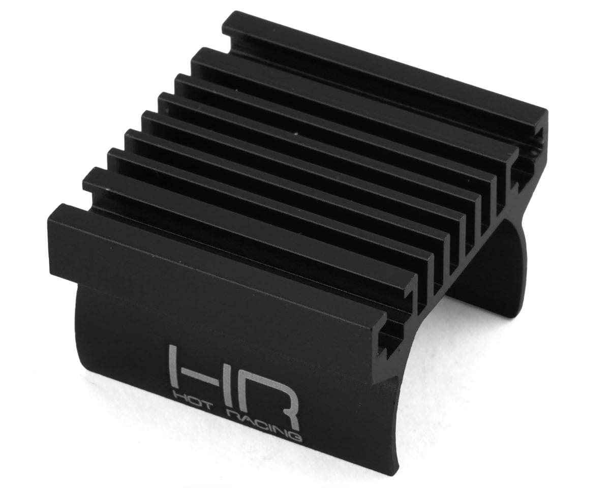 Hot Racing 180 Aluminum Motor Heat Sink for Traxxas TRX-4M (Black)