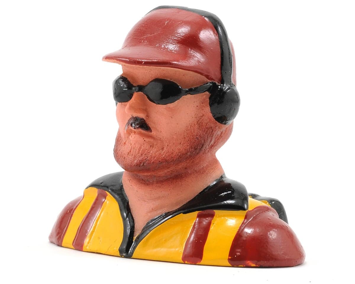 Hangar 9 Pilot Figure w/Beard, Hat, Headphones & Sunglasses (1/6)