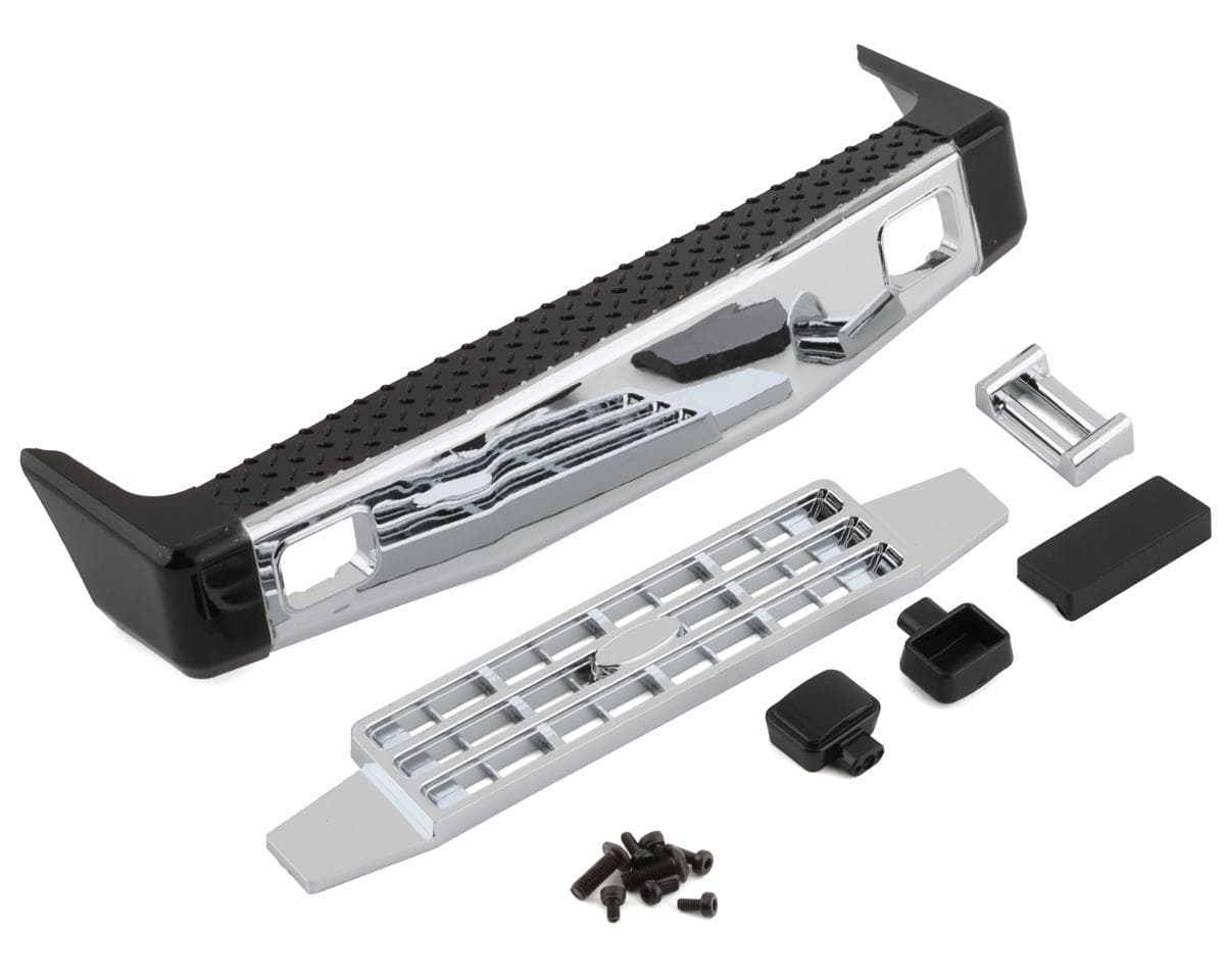 JConcepts Late 80's F-Type Front Bumper Set (Chrome) (JConcepts Retro MT Bodies)