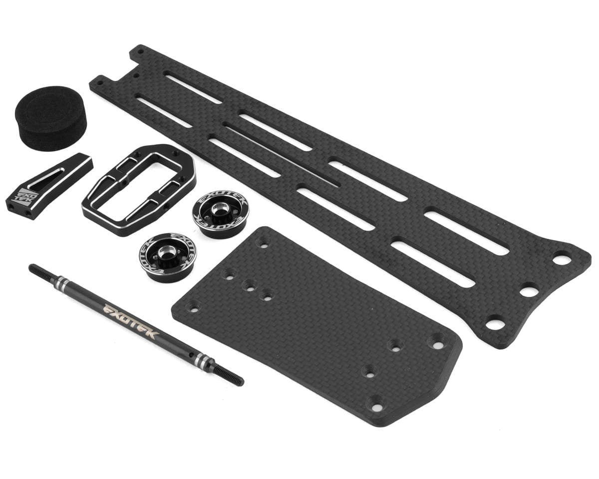 Exotek Traxxas Slash/Drag Slash Pro Single Wheel 3mm Carbon Wheelie Bar Set
