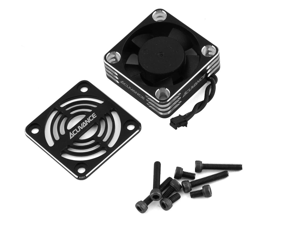 Acuvance Rey-Storm Ultra High Speed Aluminum Cooling Fan (Black)