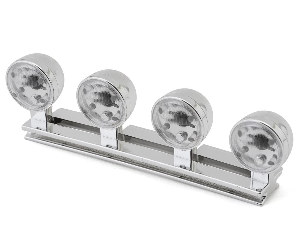 Traxxas TRX-4 LED Light Bar (Chrome) (for TRA9262 Roll Bar)