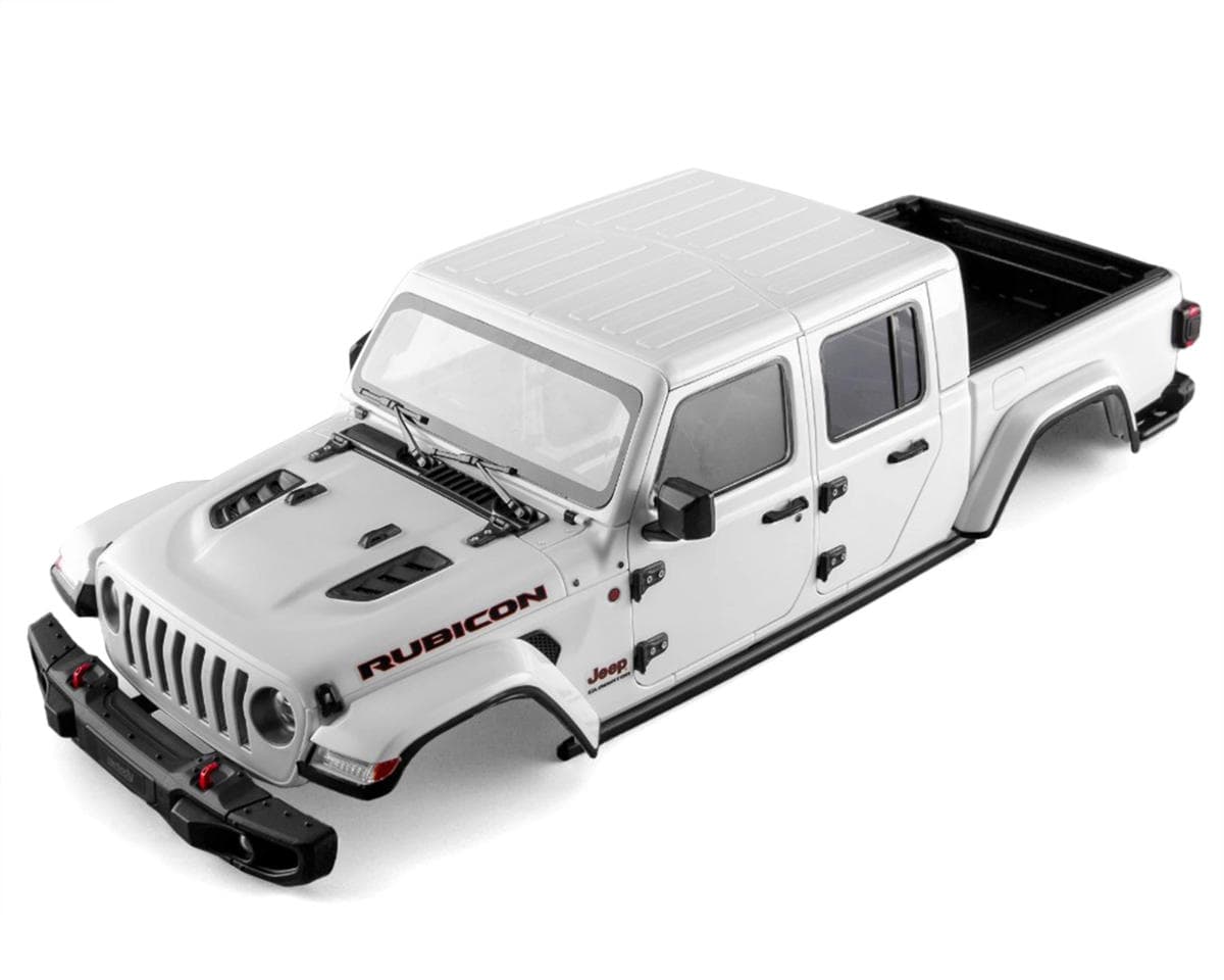 Killerbody Jeep Gladiator Rubicon 1/10 Rock Crawler Hard Body Kit (White) (313mm Wheelbase)