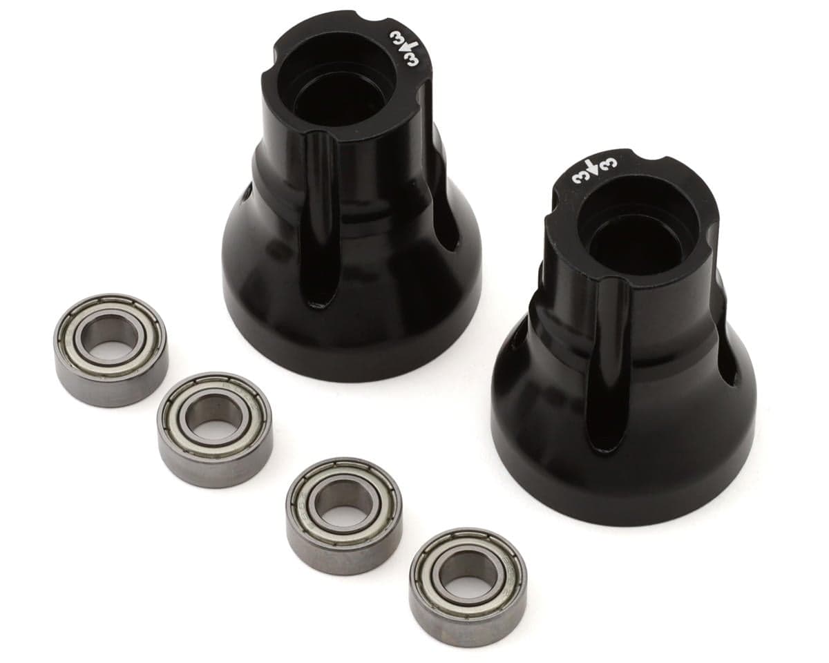 Team Losi Racing Aluminum Rear Axle Mount Set LMT (3°) w/Bearings