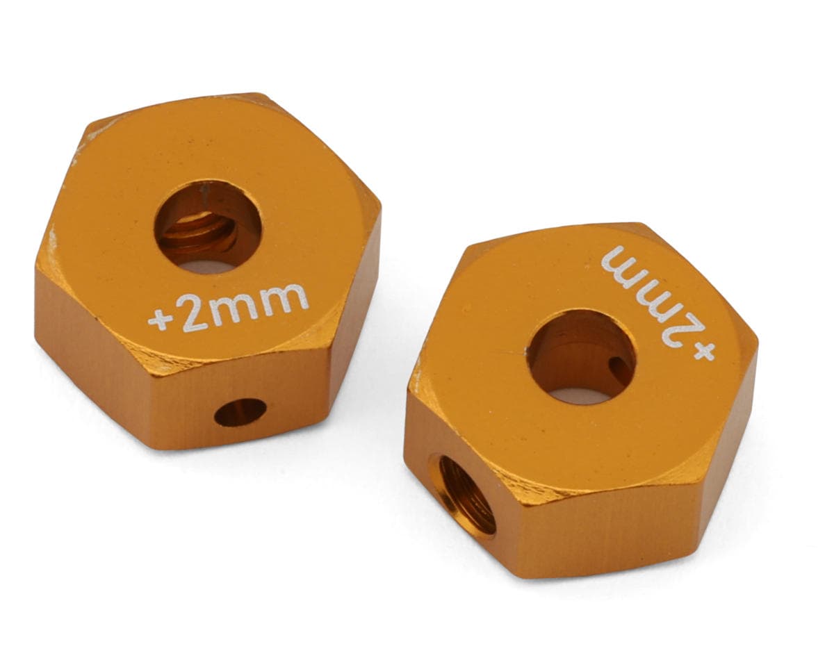 Koswork Kyosho Offset Wheel Hubs (2) (+2mm) (Mid/Turbo/Optima/Javelin/Ultima)