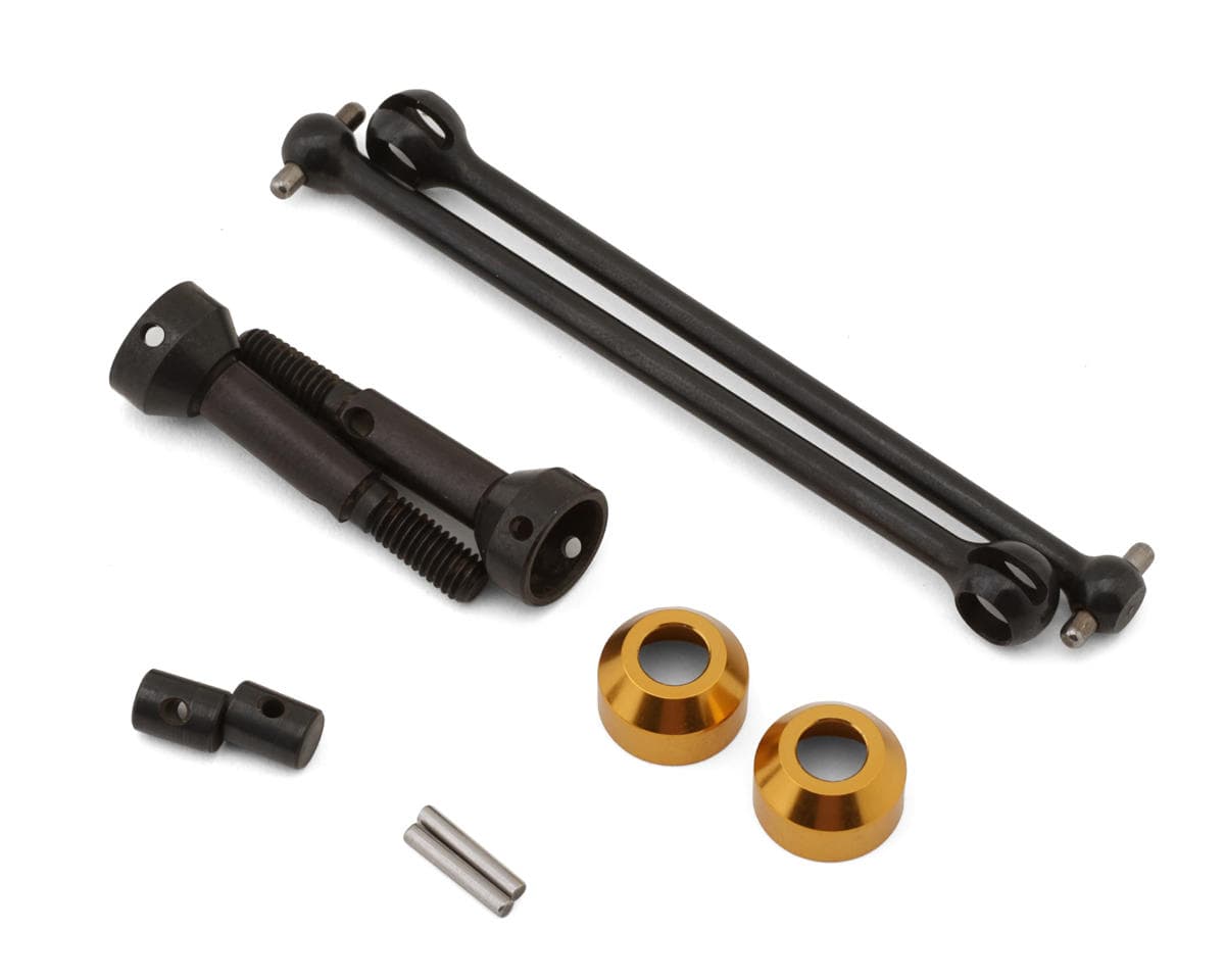Koswork Kyosho 1/10 CNC-machined CVA Driveshaft Set (2) (Mid/Turbo/Optima/Javelin/Ultima)