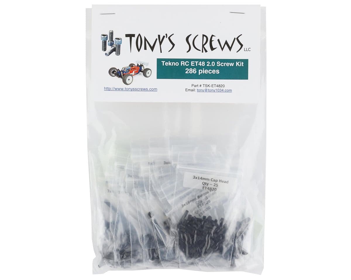 Tonys Screws Tekno RC ET48 2.0 Screw Kit