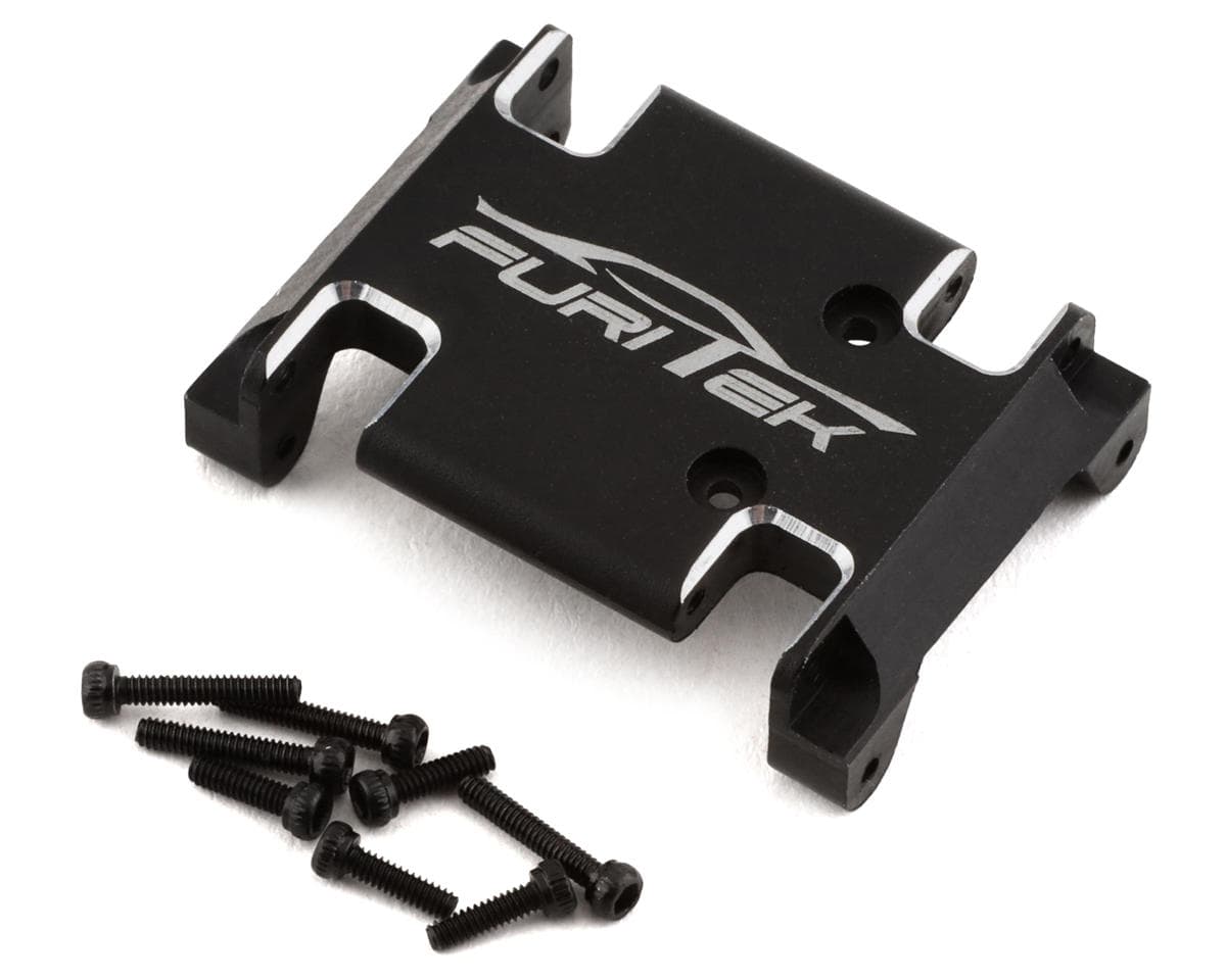 Furitek Axial AX24 CNC Aluminum Skid Plate (Black)