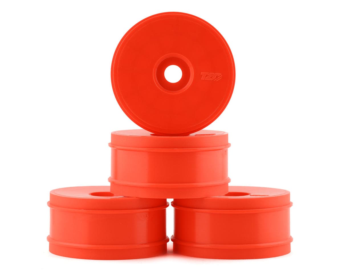 TZO Tires 1/8 Buggy Wheel Set (Orange) (4) (83.5mm) w/17mm Hex