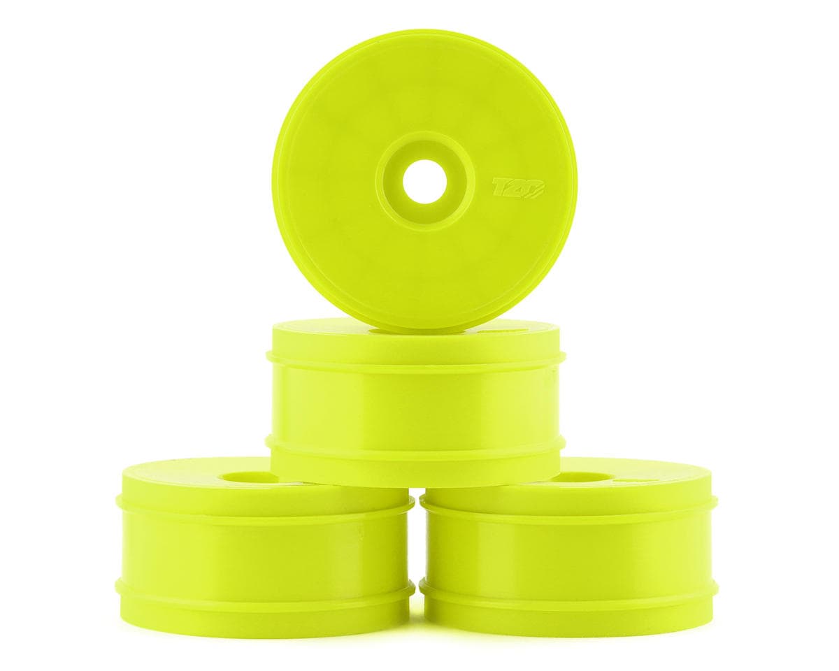TZO Tires 1/8 Buggy Wheel Set (Yellow) (4) (83.5mm) w/17mm Hex