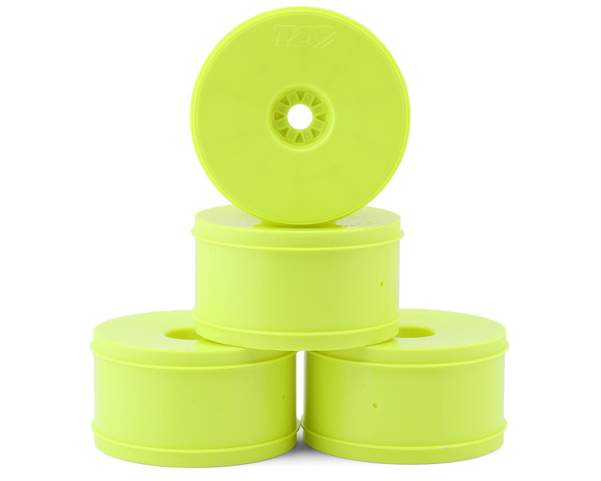 TZO Tires 1/8 Truggy Wheel Set (Yellow) (4)
