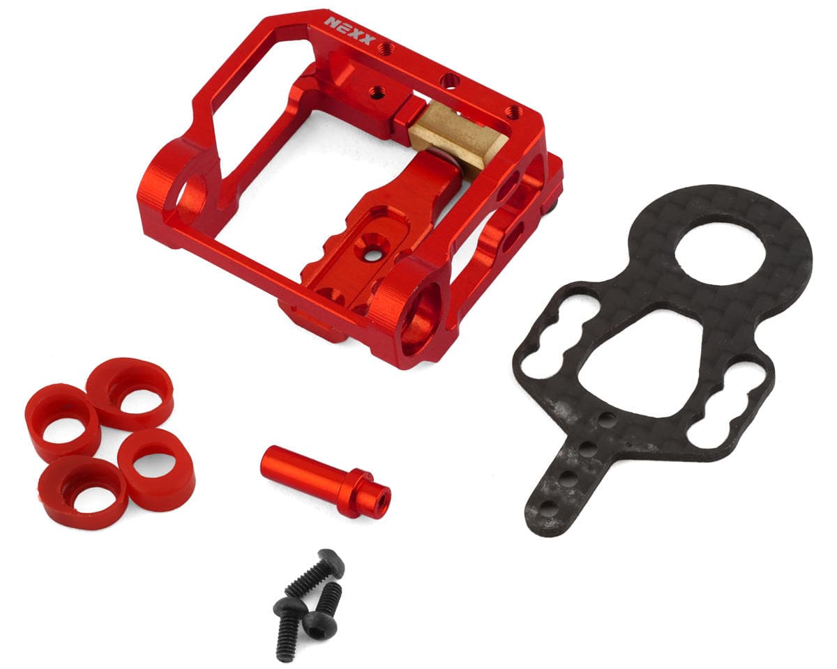 NEXX Racing MR-03 Gimbal Motor Mount (Red)