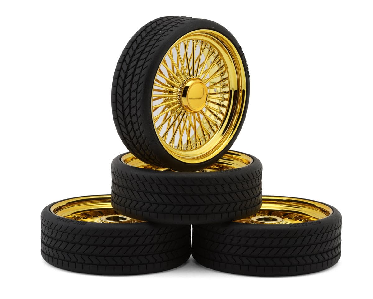 Redcat Gold 26in Wire Wheel & Tire Set (4)