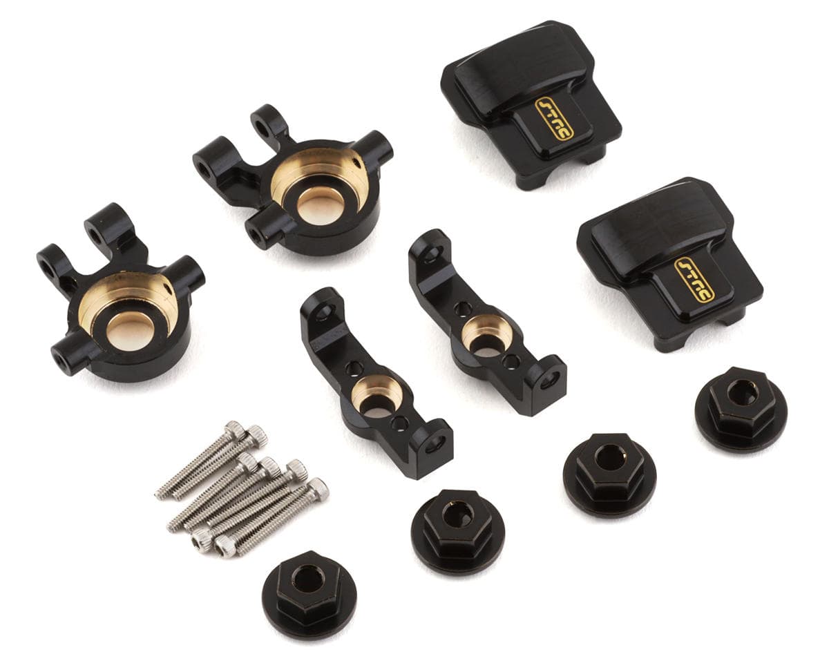 ST Racing Concepts Brass Upgrade Essentials Combo for Traxxas TRX-4M (Black) (44g)