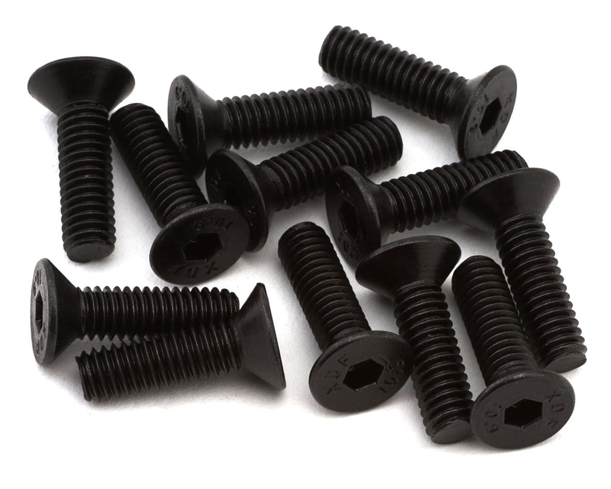 Redcat 4x14mm Countersunk Hex Machine Thread Screws (12)