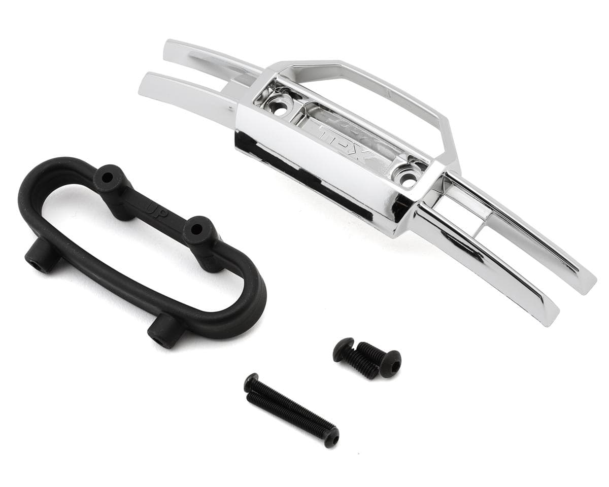 Traxxas Revo 3.3 Front Bumper & Mount Set (Chrome)