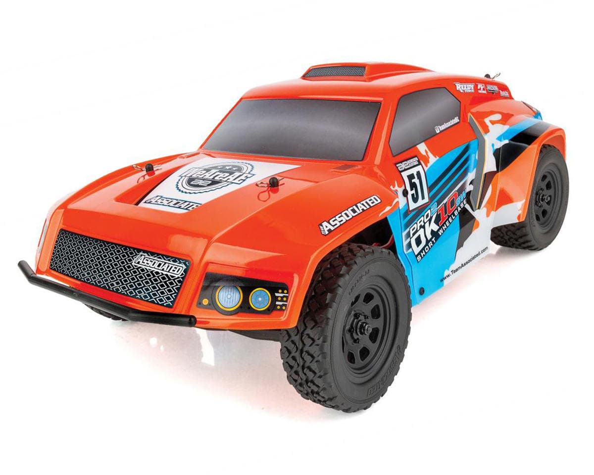 Team Associated Pro2 DK10SW 2WD 1/10 Brushless Dakar Rally Racer (Orange) w/2.4GHz Radio System