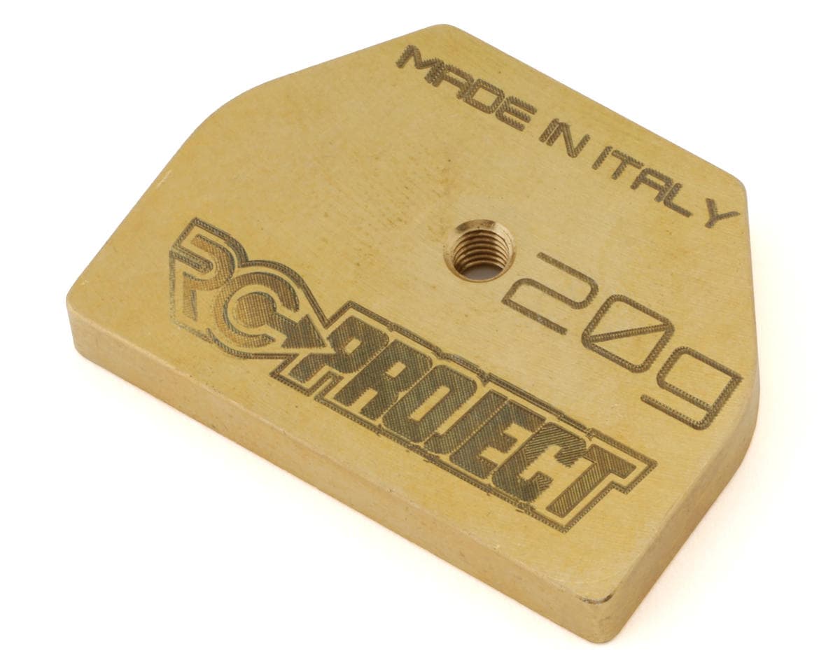 RC Project HB Racing Front Brass Chassis Weight (20g) (D819/D819RS/D817)