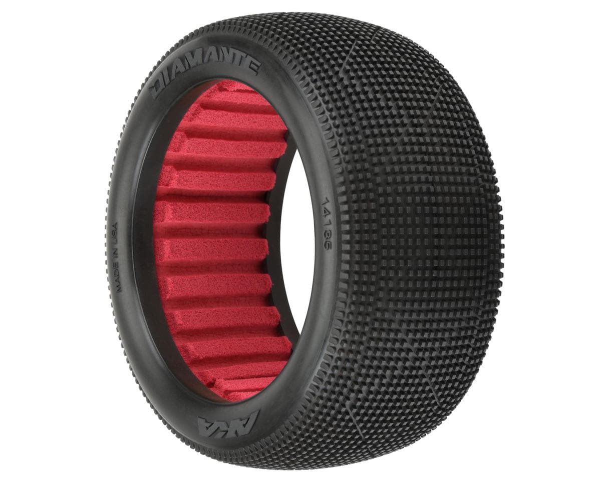 AKA EVO Diamante 1/8 Truggy Tires (2) (Soft - Long Wear)
